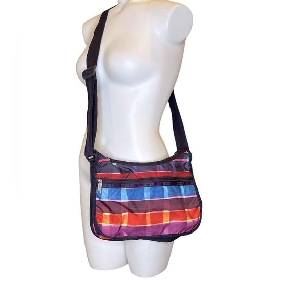 Lesportsac Handbags - LESPORTSAC Painted Plaid Classic Hobo Bag
